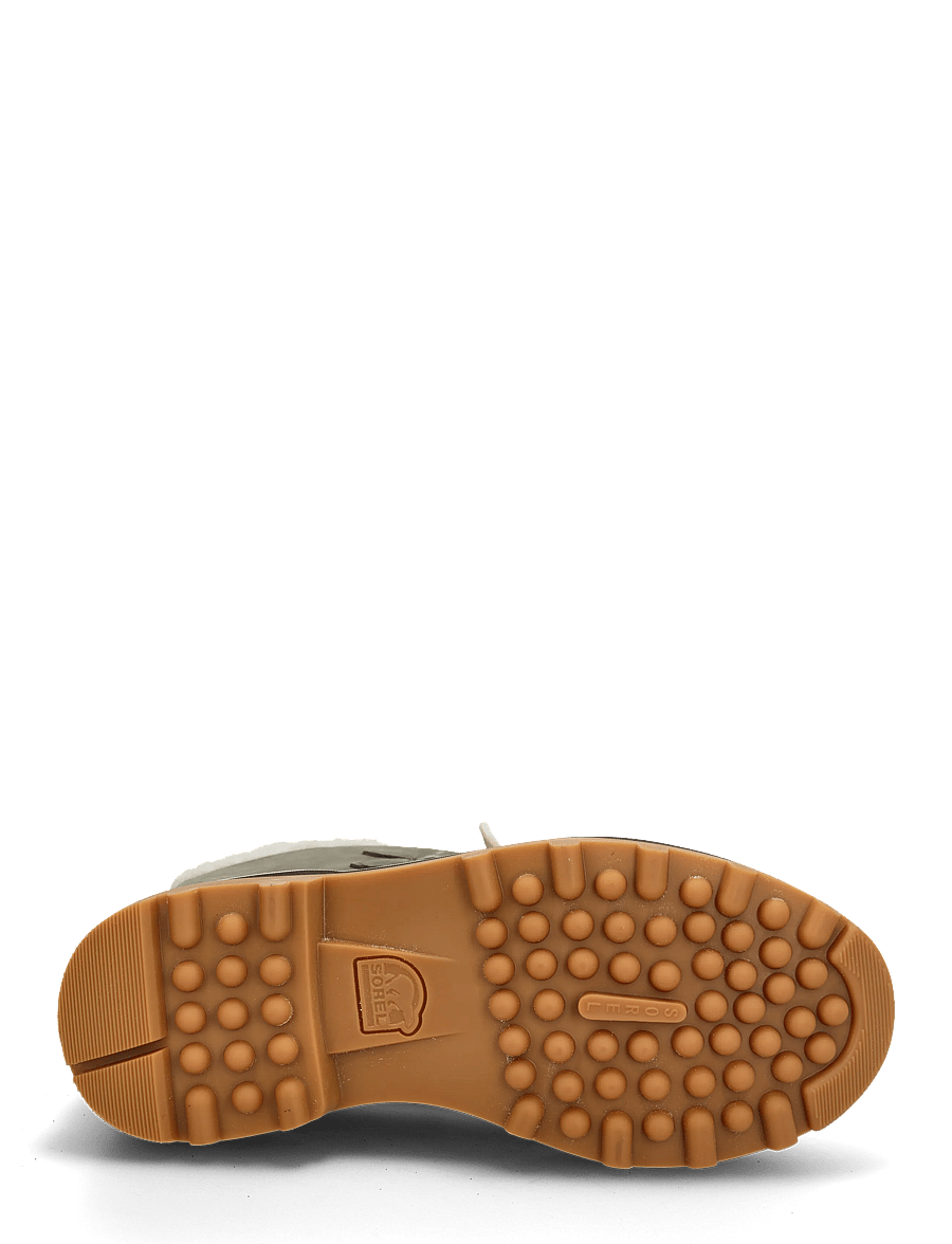 Sorel - CARIBOU WP - matka- ja kõndimisjalatsid - stone green, tobacco - 4
