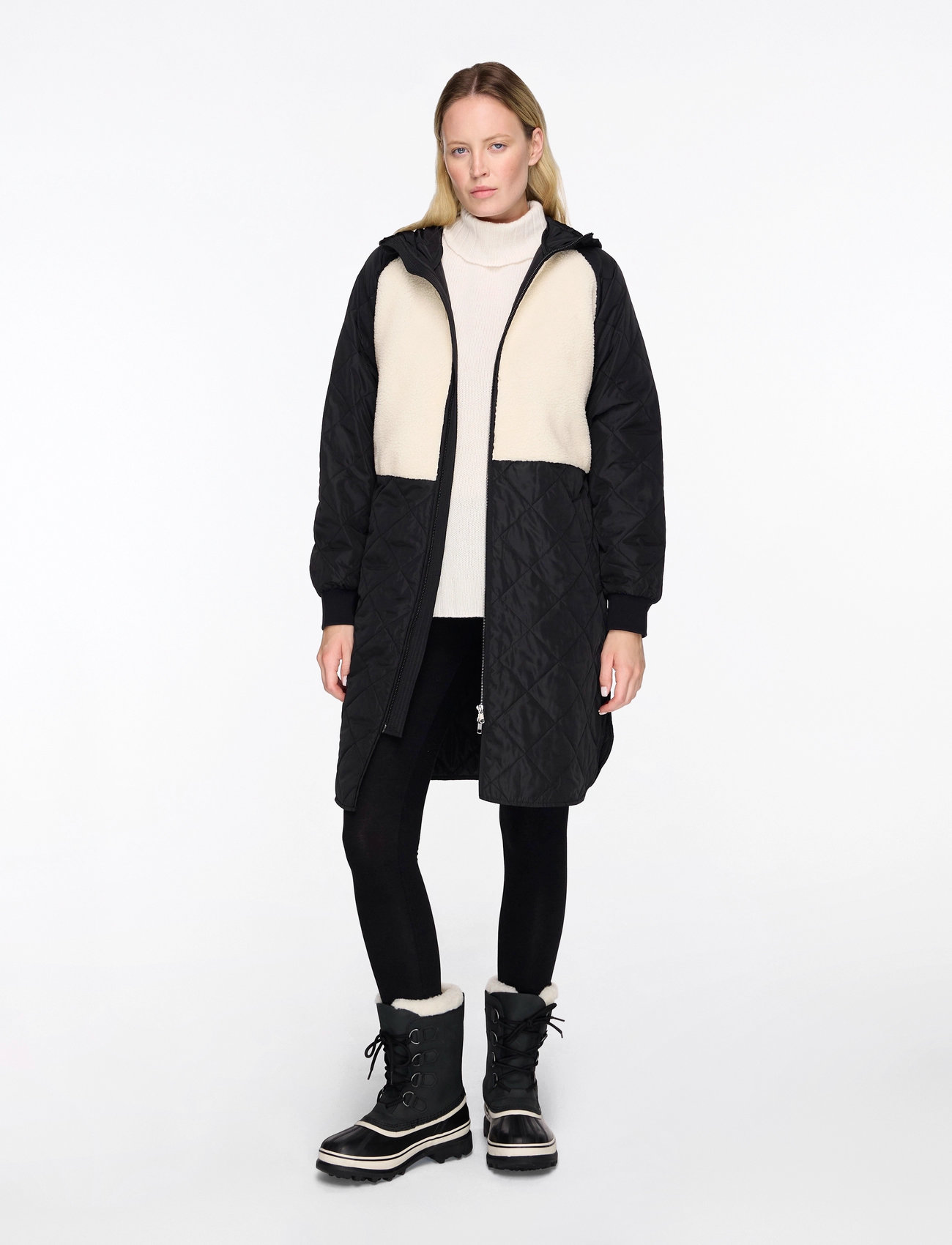 Sorel - CARIBOU WP - vandresko - black, stone - 1