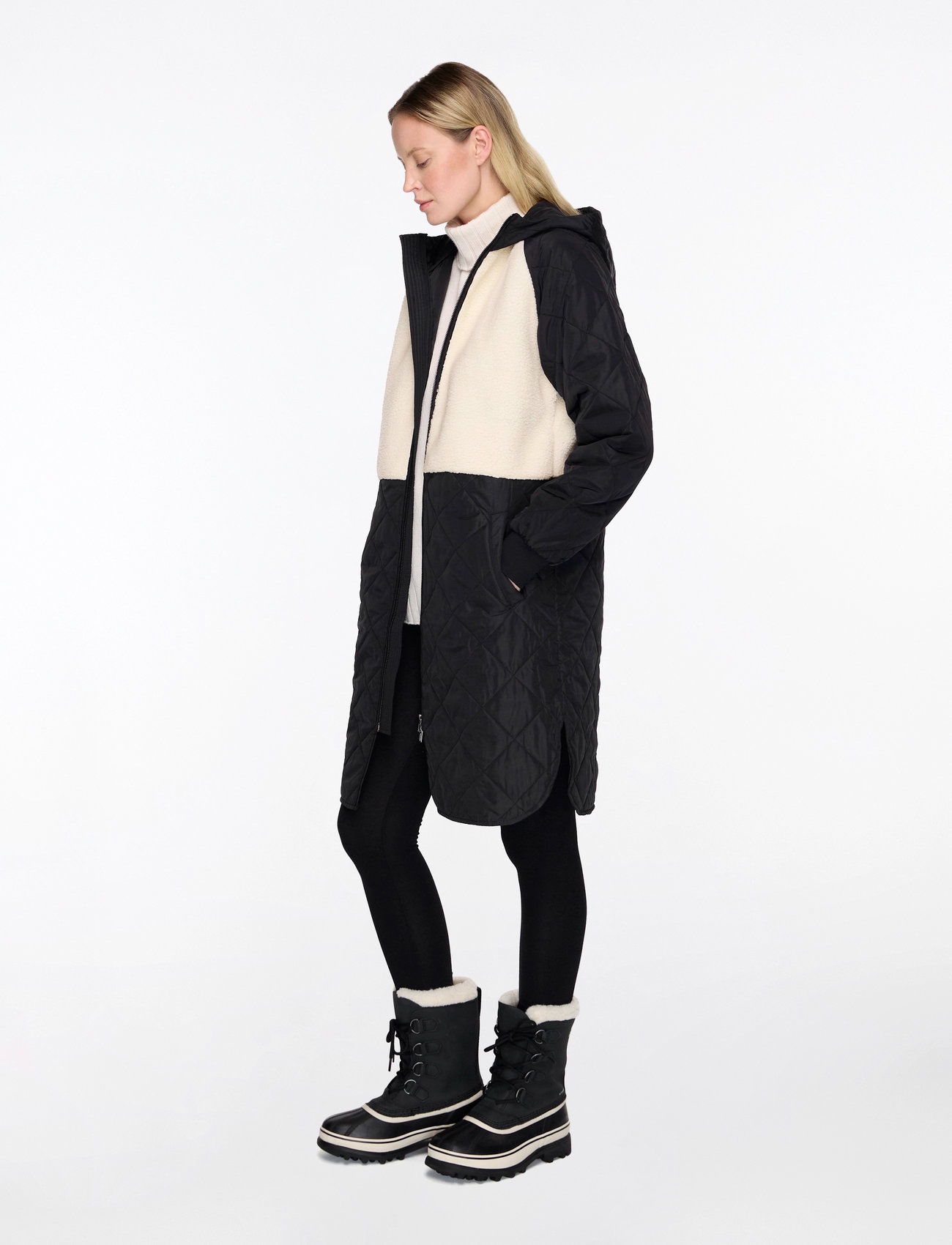 Sorel - CARIBOU WP - vandresko - black, stone - 2