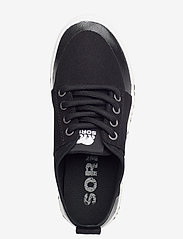 Sorel - CAMPSNEAK™ LACE - sportiska stila apavi ar pazeminātu potītes daļu - black - 3