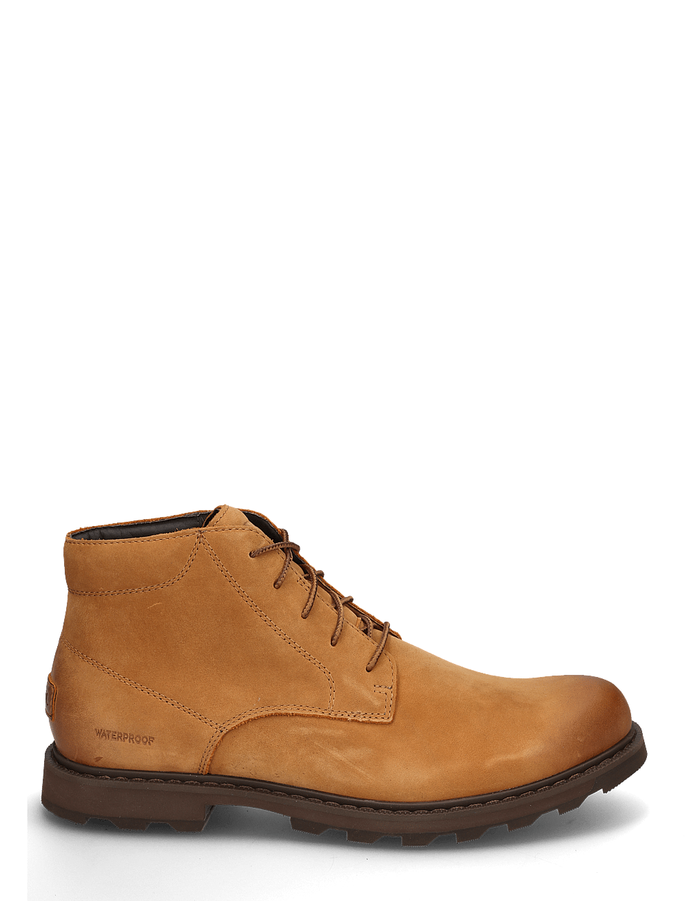sorel madson hiker tobacco Ii Moc Toe Waterproof Mens Casual Boots in Tabacco they feature a waterproof nubuck leather upper in a rich tobacco hue Sorel Men's Madson II Moc