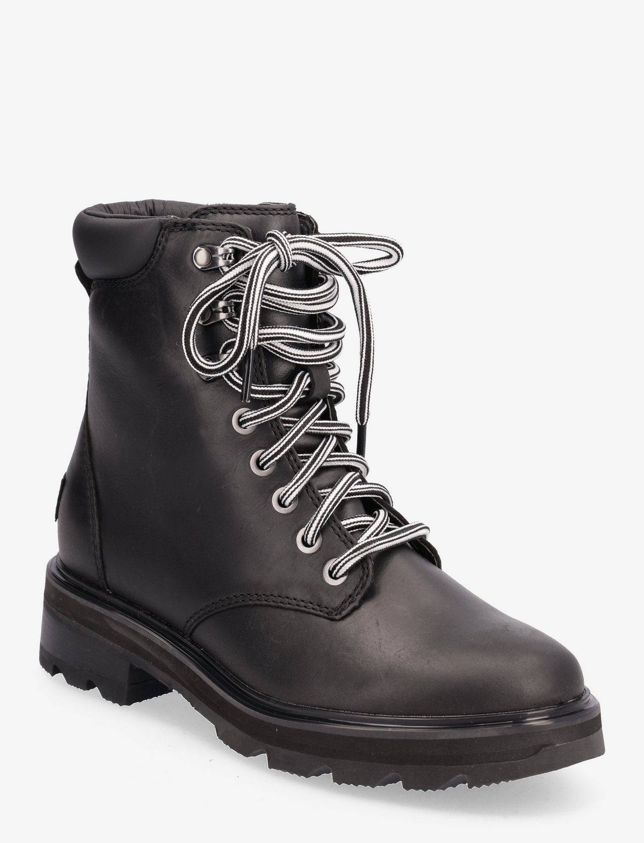 Sorel - LENNOX LACE STKD WP - vandresko - black, sea salt - 0