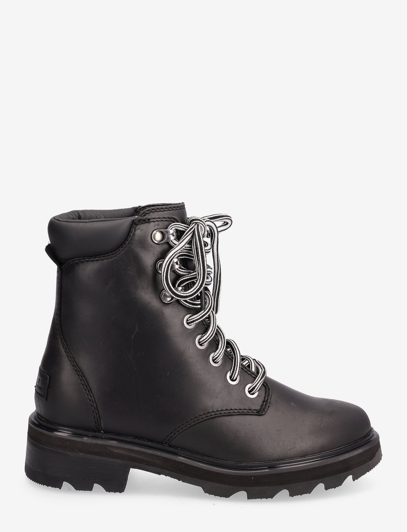 Sorel - LENNOX LACE STKD WP - vandresko - black, sea salt - 1
