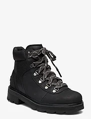 Sorel - LENNOX HIKER STKD WP - buty sznurowane - black, gum 2 - 0