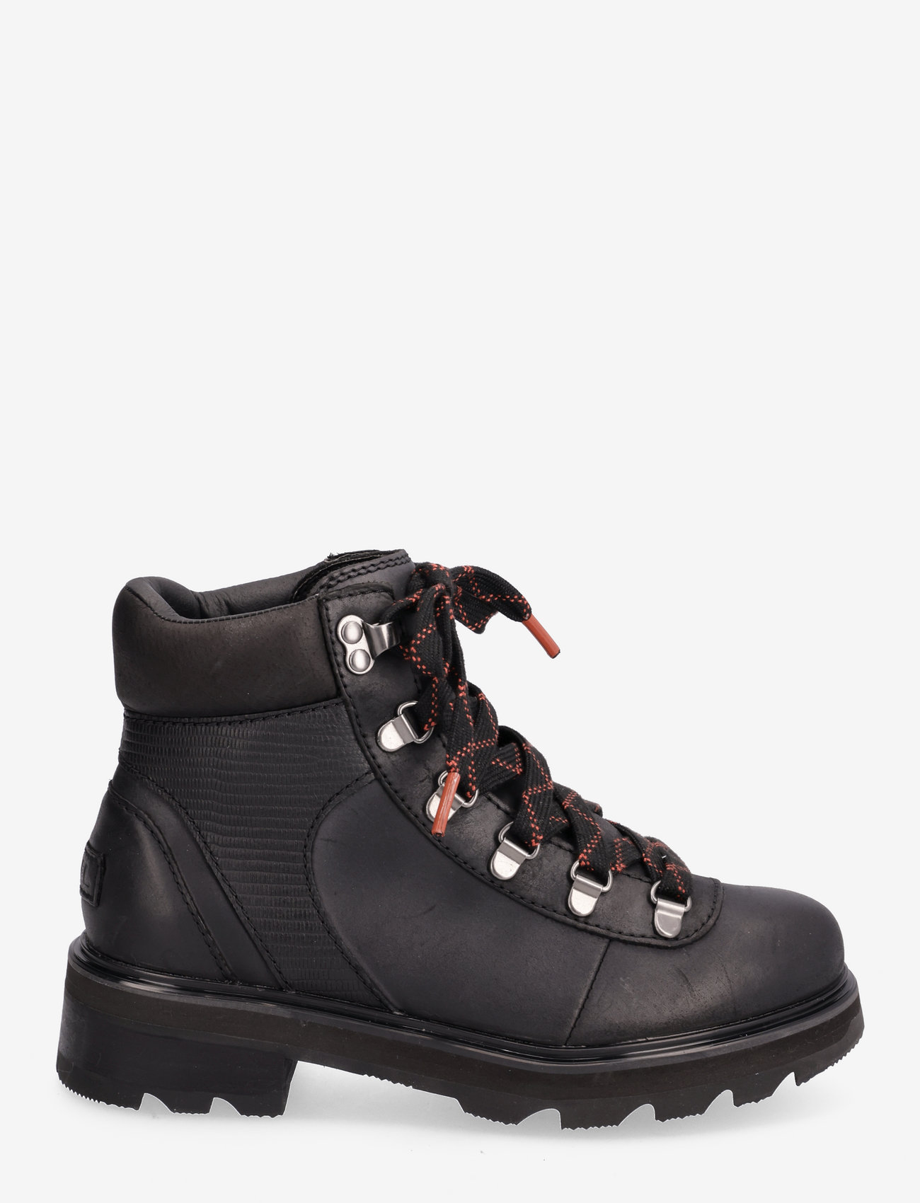 Sorel - LENNOX HIKER STKD WP - vandresko - black, warp red - 1