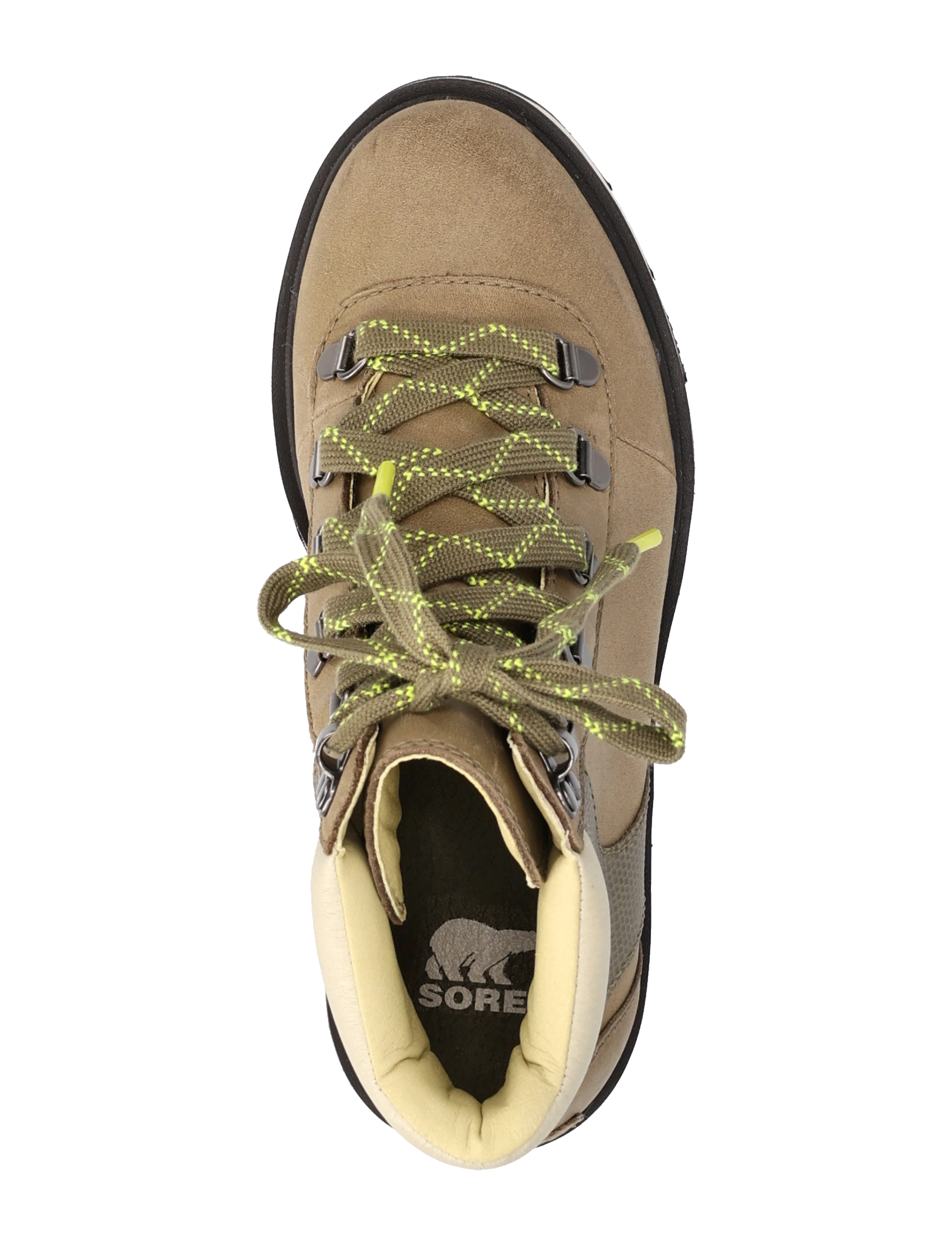 Sorel - LENNOX HIKER STKD WP - vandresko - stone green, laurel leaf - 3