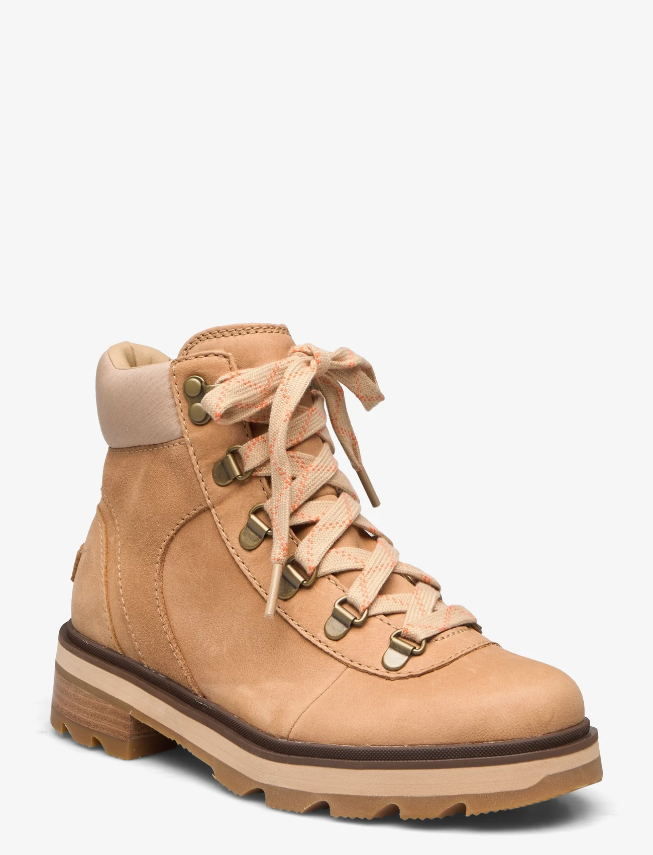 Sorel - LENNOX HIKER STKD WP - laced boots - tawny buff, gum 2 - 0
