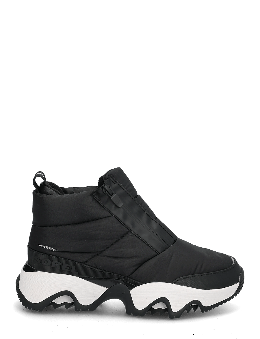 Sorel - KINETIC IMPACT PUFFY ZIP WP - vintersko - black, black - 2