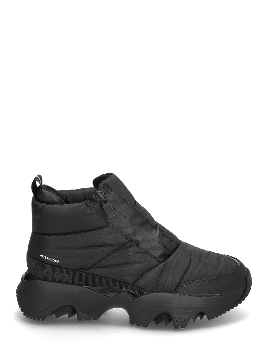 Sorel - KINETIC IMPACT PUFFY ZIP WP - vinterskor - black, sea salt - 1