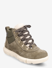 Sorel - EXPLORER NEXT HIKER WP - laced boots - stone green, bleached ceramic - 0