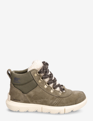 Sorel - EXPLORER NEXT HIKER WP - laced boots - stone green, bleached ceramic - 1