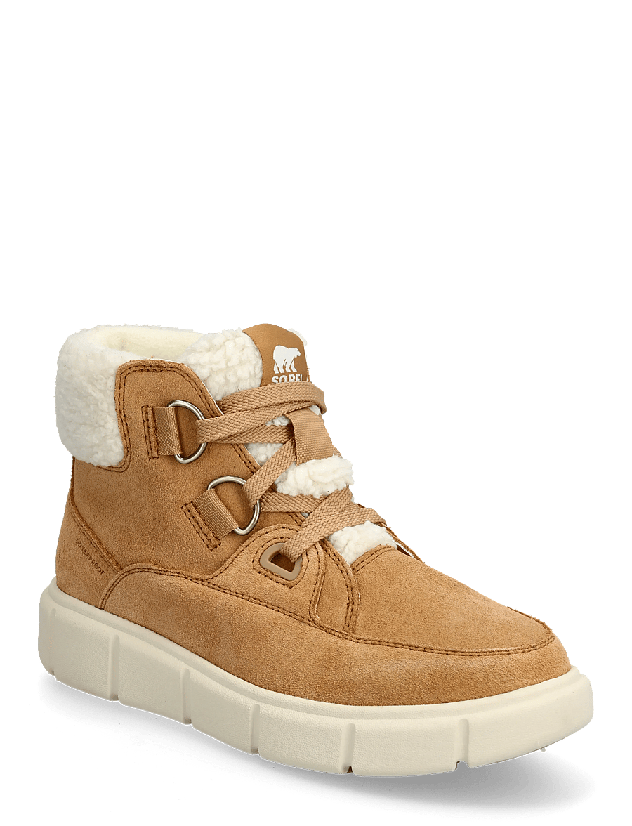Sorel - SOREL EXPLORER III NW LACE WP - laced boots - tawny buff, sea salt - 0