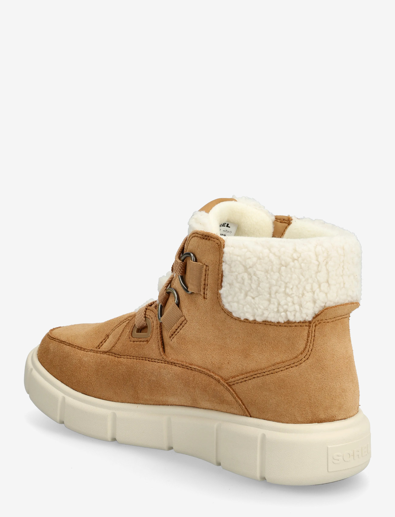 Sorel - SOREL EXPLORER III NW LACE WP - paeltega saapad - tawny buff, sea salt - 2