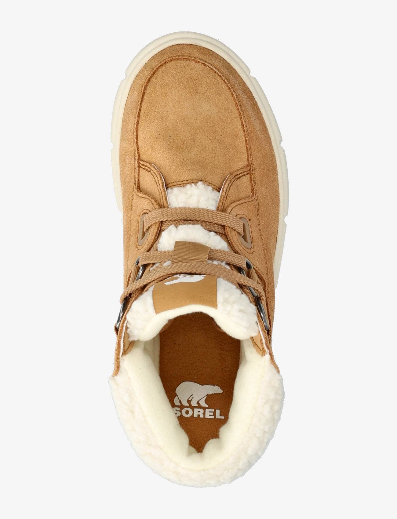 Sorel - SOREL EXPLORER III NW LACE WP - paeltega saapad - tawny buff, sea salt - 3