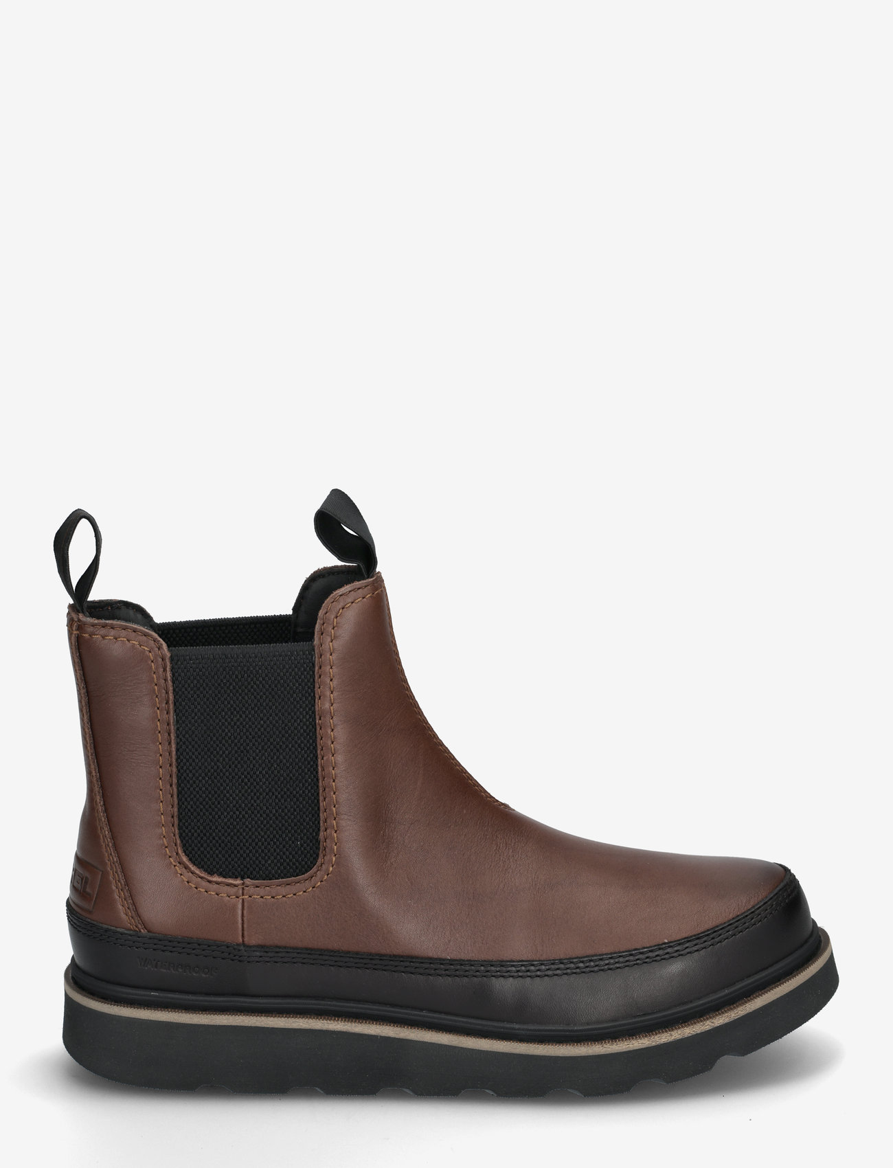 Sorel - SLABTOWN 62' CHELSEA WP - tobacco, black - 1
