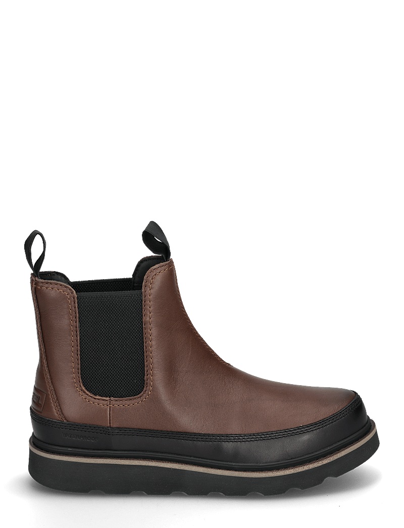 Sorel - SLABTOWN 62' CHELSEA WP - hiking shoes - tobacco, black - 1