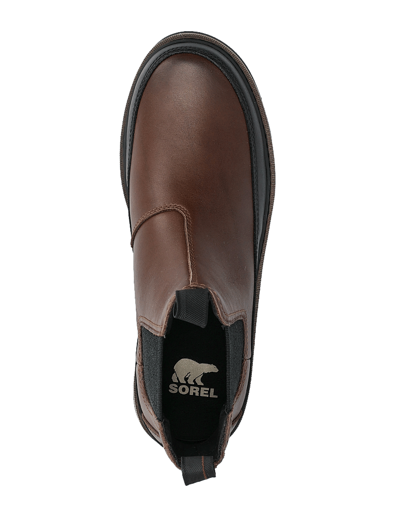 Sorel - SLABTOWN 62' CHELSEA WP - hiking shoes - tobacco, black - 3