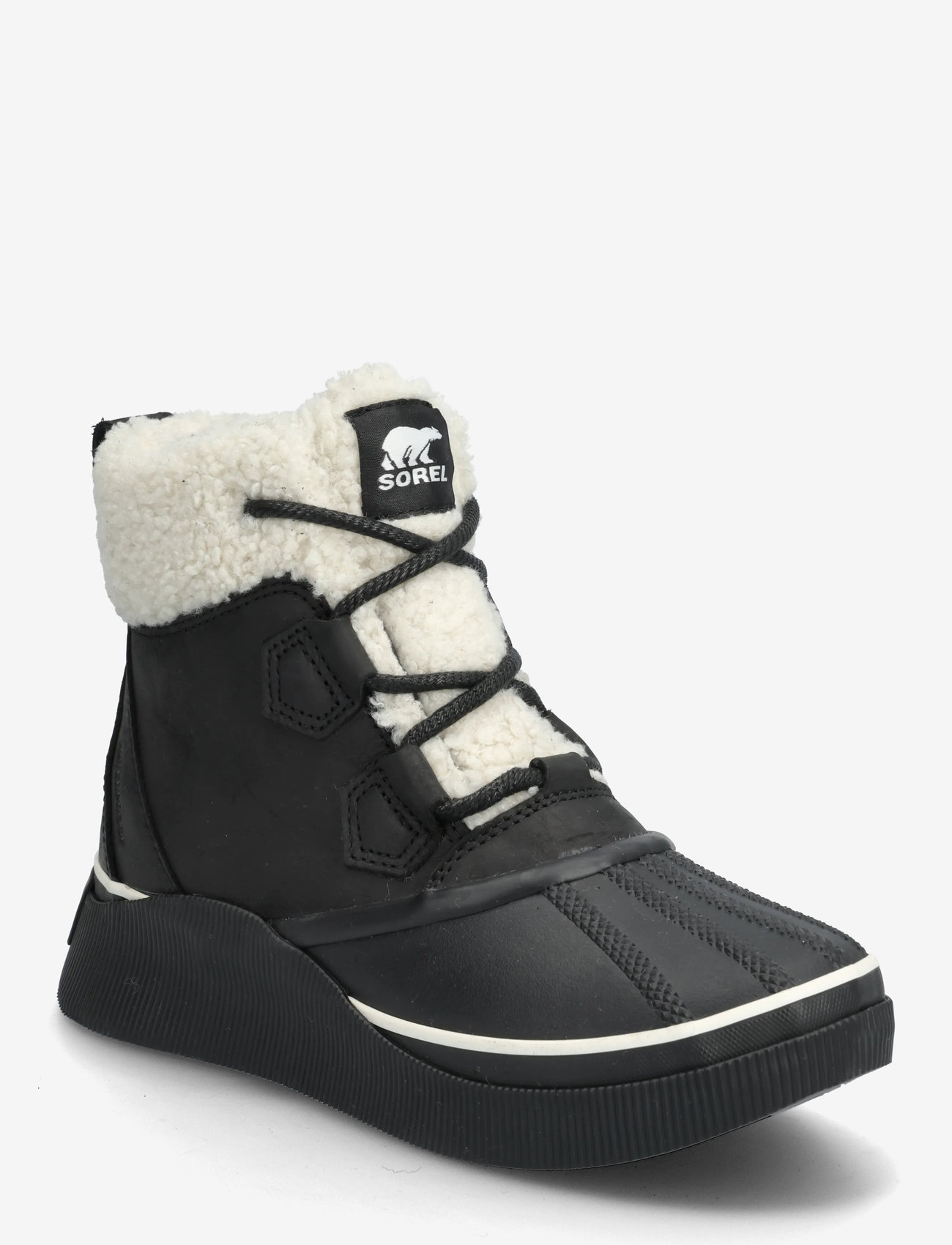 Sorel - OUT N ABOUT IV CHILLZ WP - geschnürte stiefel - black, chalk - 0