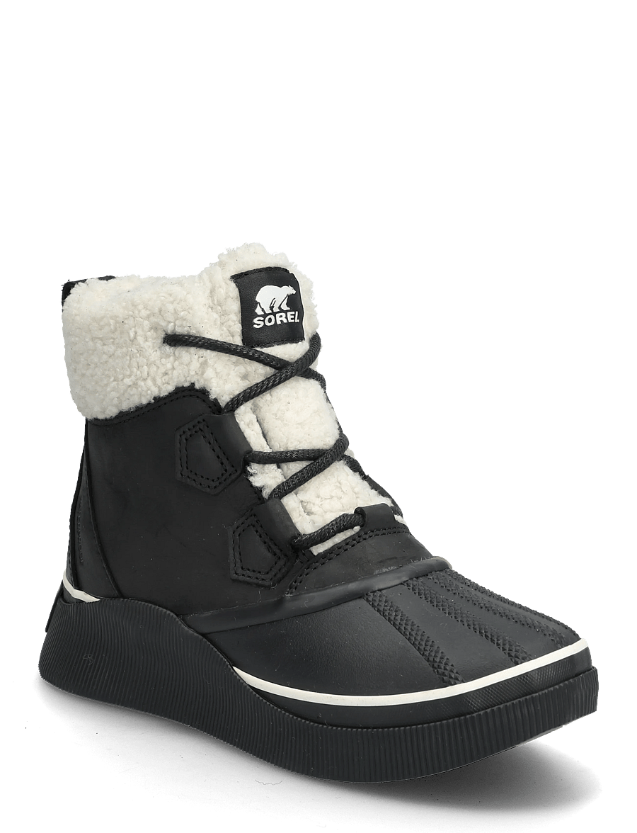 Sorel - OUT N ABOUT IV CHILLZ WP - geschnürte stiefel - black, chalk - 0