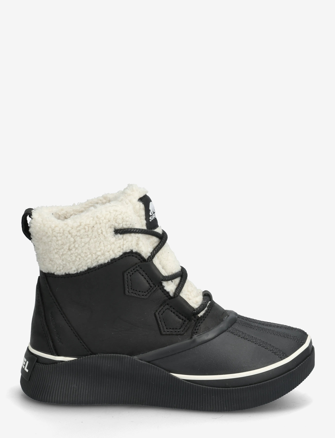 Sorel - OUT N ABOUT IV CHILLZ WP - geschnürte stiefel - black, chalk - 1