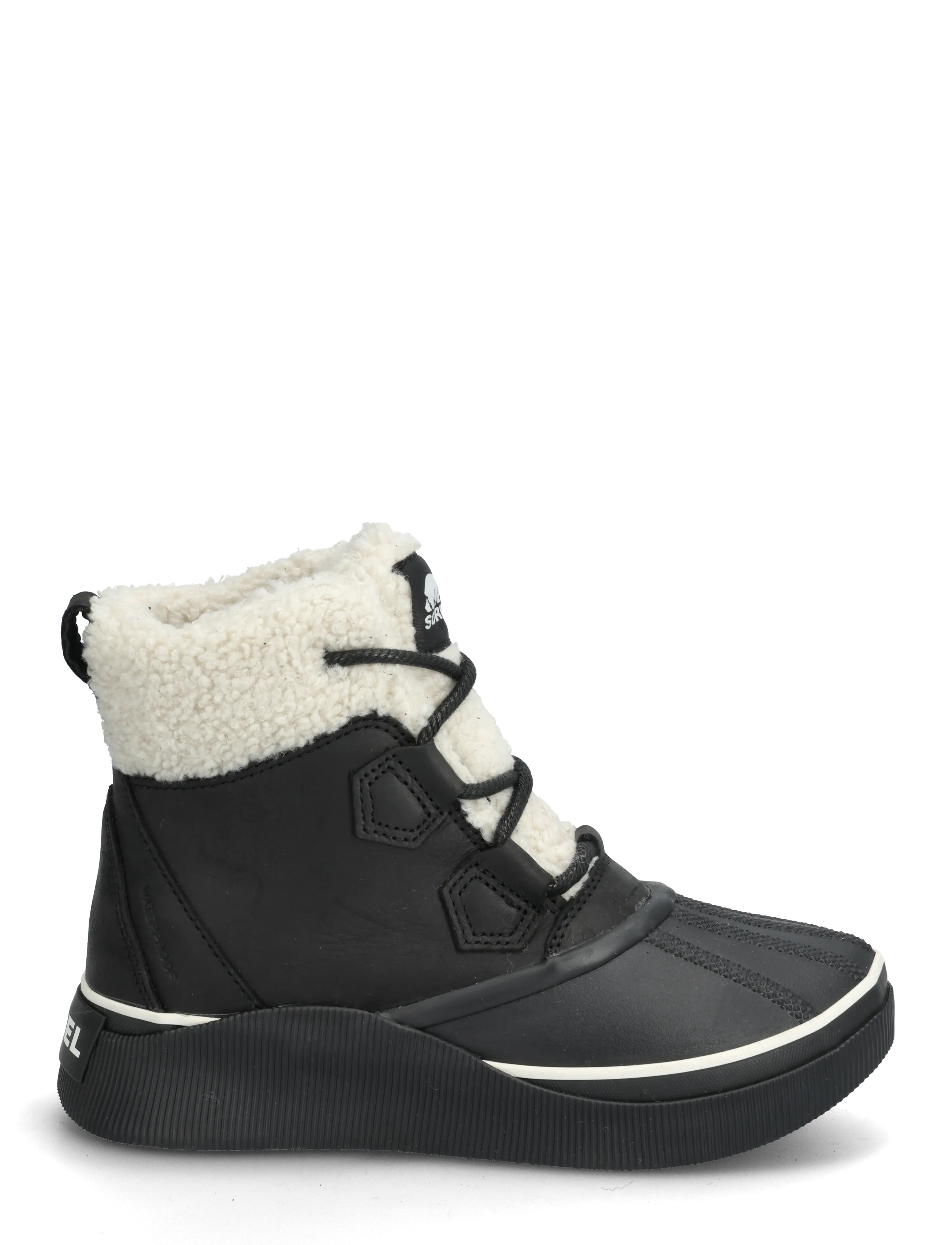 Sorel - OUT N ABOUT IV CHILLZ WP - snørestøvler - black, chalk - 1