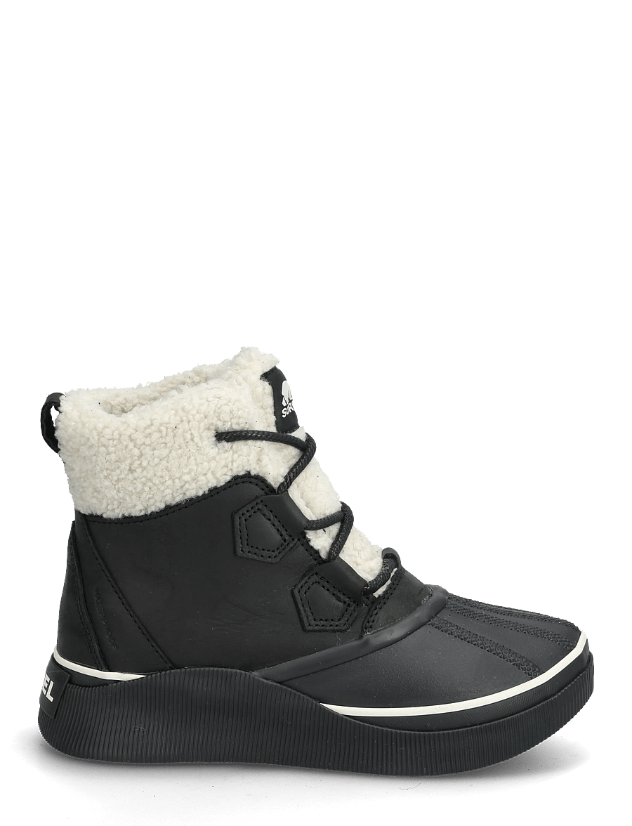 Sorel - OUT N ABOUT IV CHILLZ WP - geschnürte stiefel - black, chalk - 1