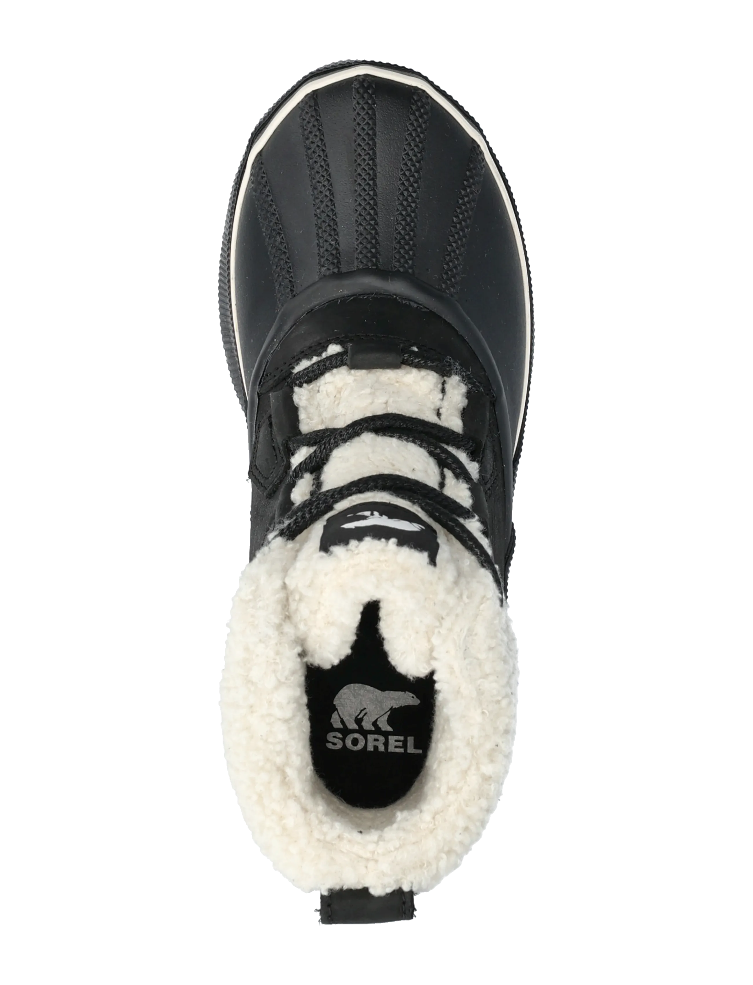 Sorel - OUT N ABOUT IV CHILLZ WP - snørestøvler - black, chalk - 3
