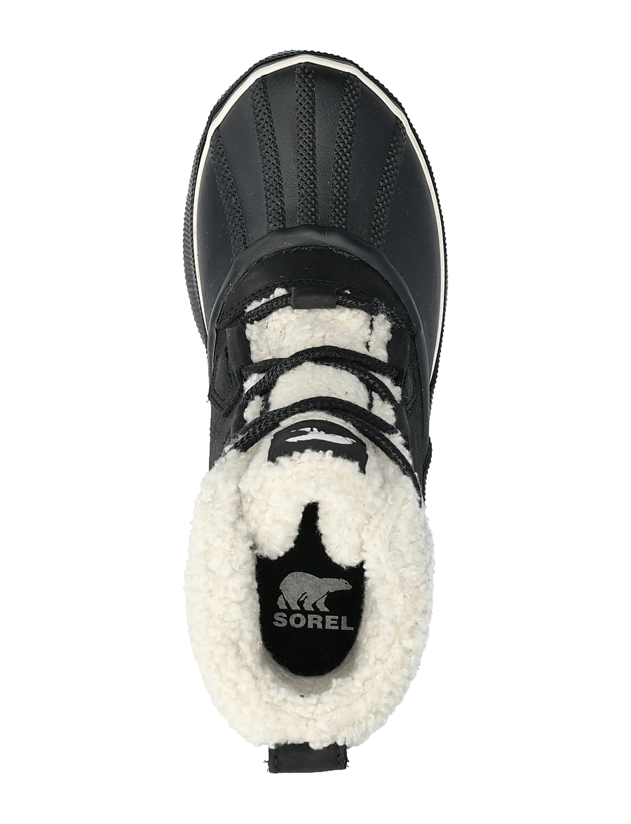 Sorel - OUT N ABOUT IV CHILLZ WP - geschnürte stiefel - black, chalk - 3