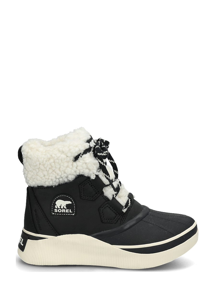 Sorel - OUT N ABOUT IV CHILLZ WP - paeltega saapad - black, sea salt - 2