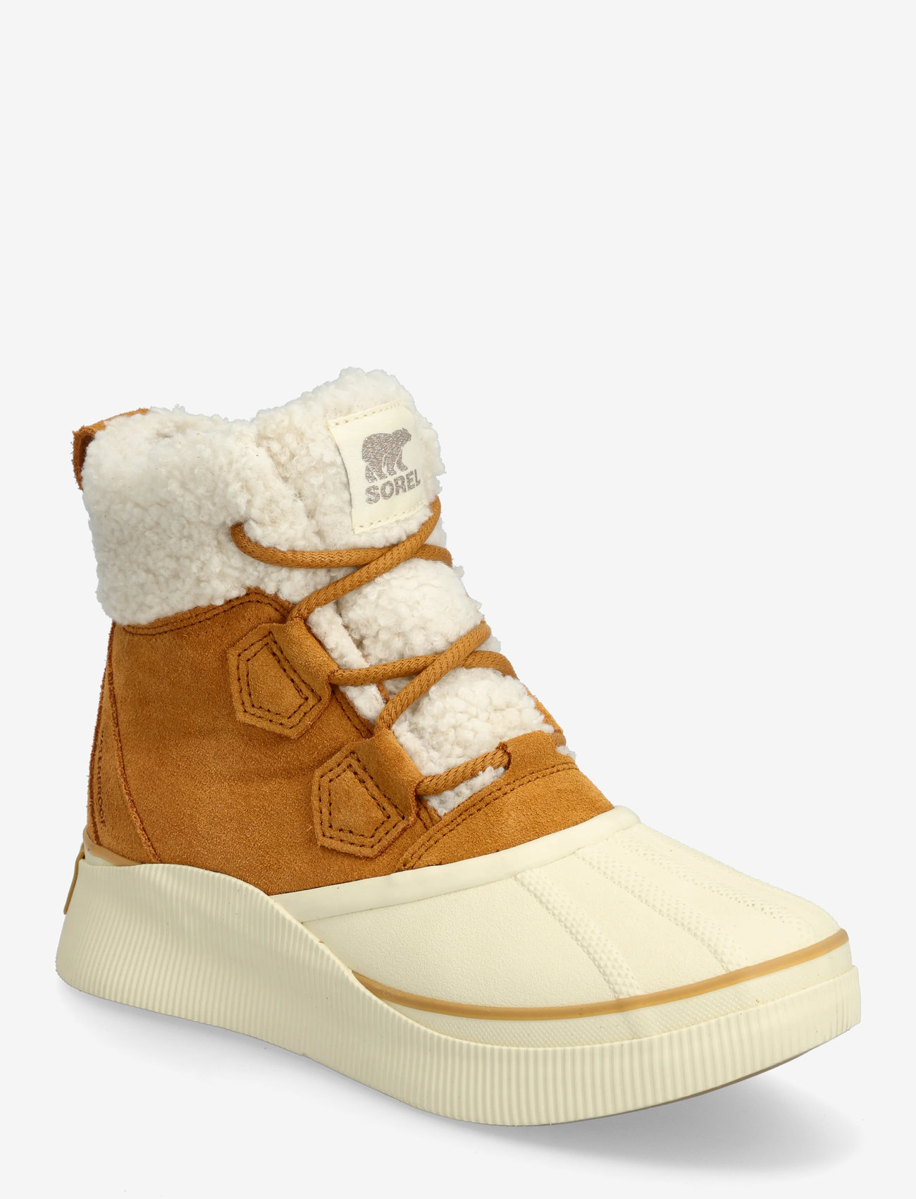 Sorel - OUT N ABOUT IV CHILLZ WP - geschnürte stiefel - canyon gold, honey white - 0