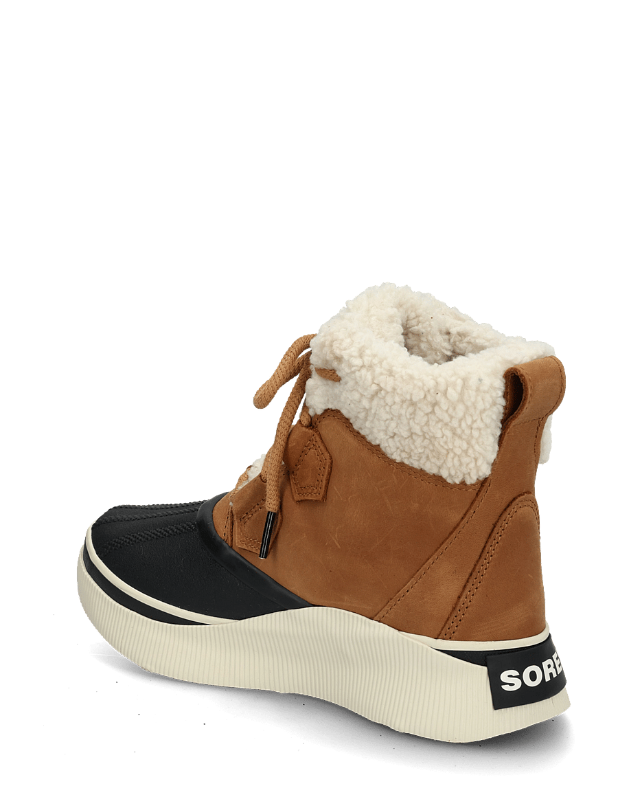 Sorel - OUT N ABOUT IV CHILLZ WP - snørestøvler - taffy, black - 1