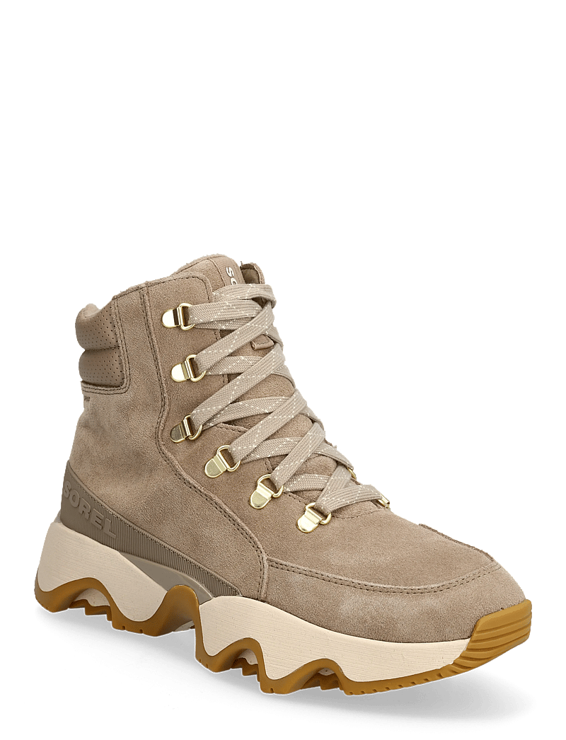 Sorel - KINETIC IMPACT CONQUEST PLUS WP - geschnürte stiefel - omega taupe, gum 17 - 0