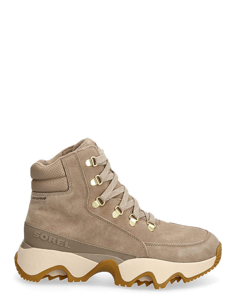 Sorel - KINETIC IMPACT CONQUEST PLUS WP - geschnürte stiefel - omega taupe, gum 17 - 1