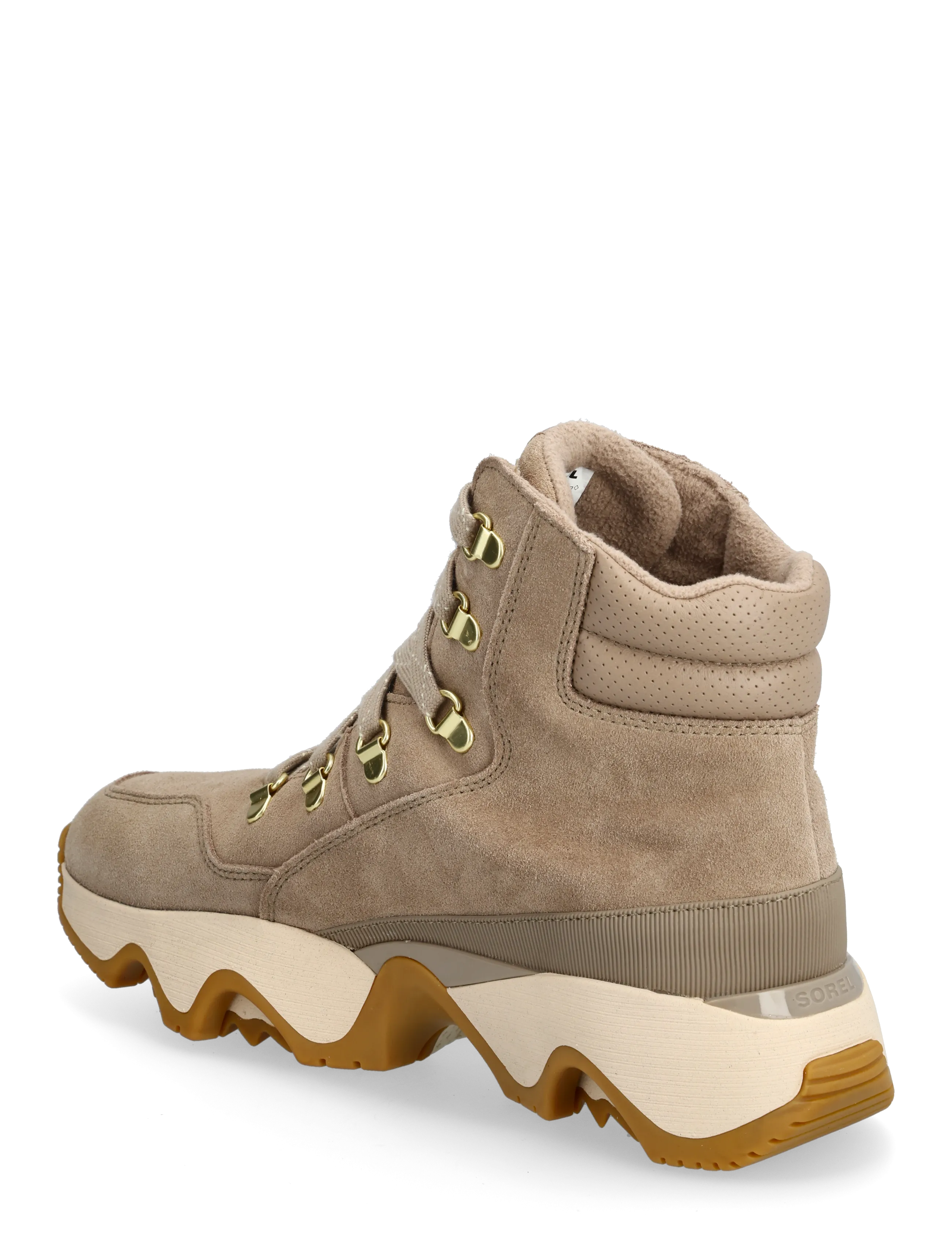 Sorel - KINETIC IMPACT CONQUEST PLUS WP - laced boots - omega taupe, gum 17 - 2