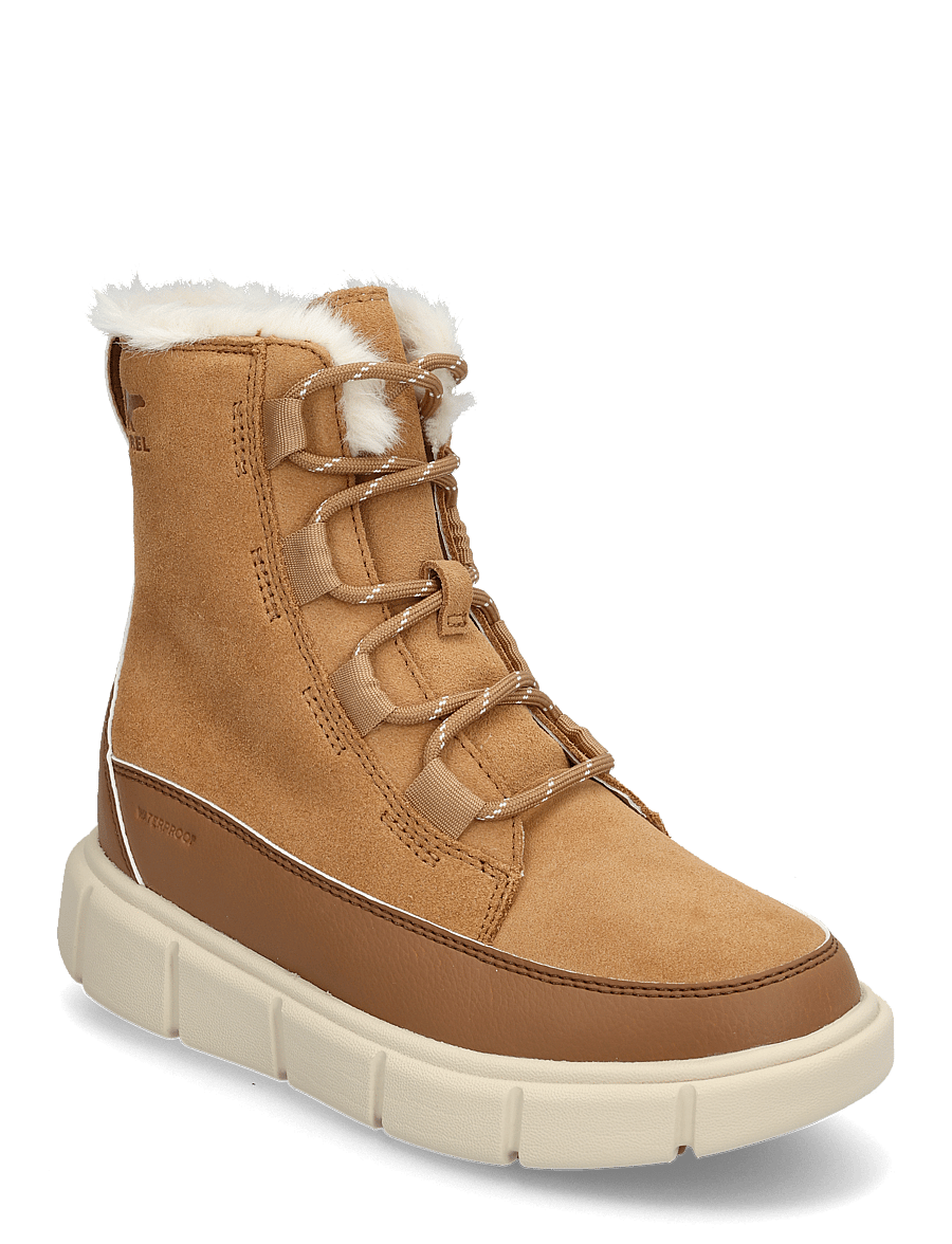 Sorel - YOUTH SOREL EXPLORER III LACE WP - vandringsskor - tawny buff, bleached ceramic - 0