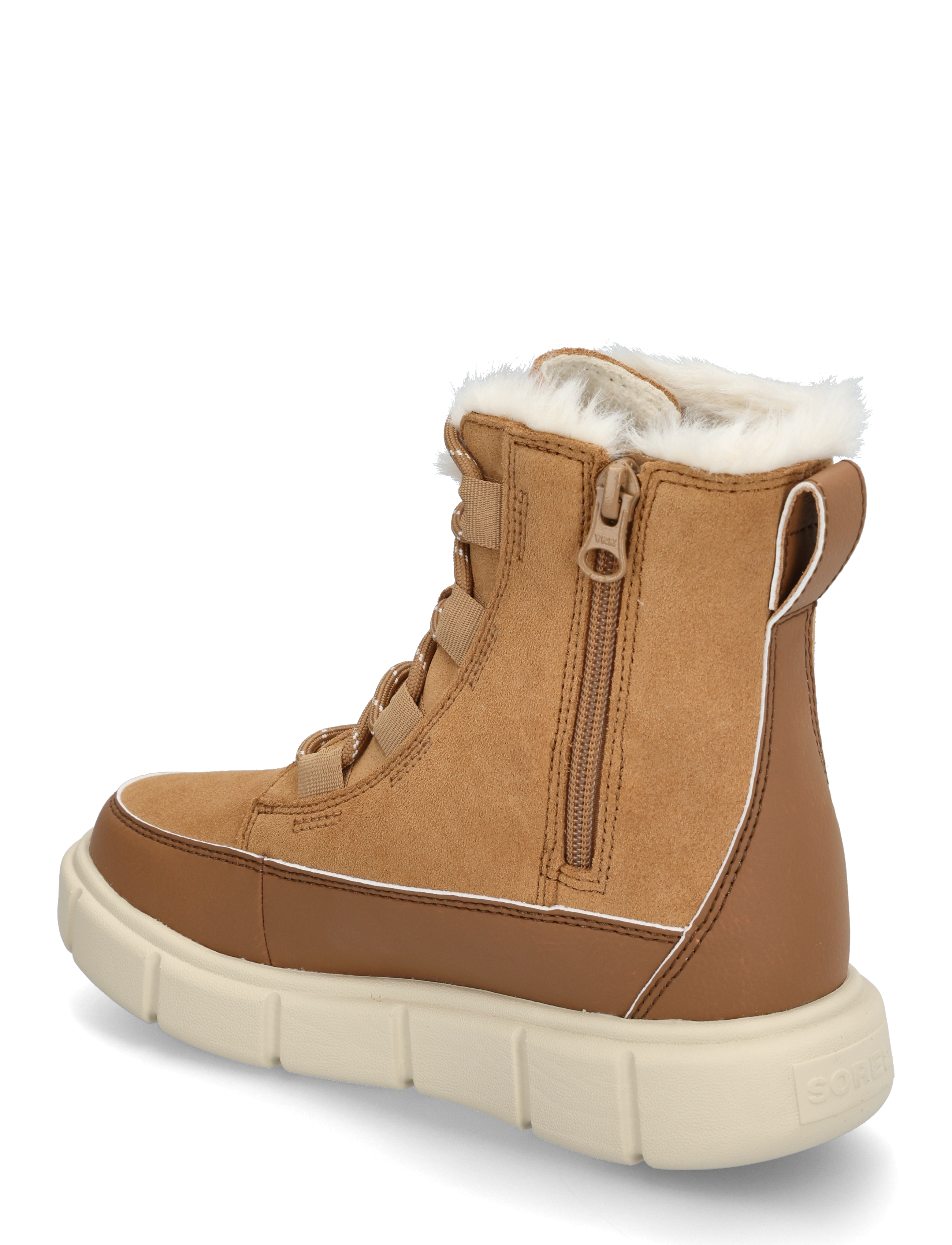 Sorel - YOUTH SOREL EXPLORER III LACE WP - vandringsskor - tawny buff, bleached ceramic - 2