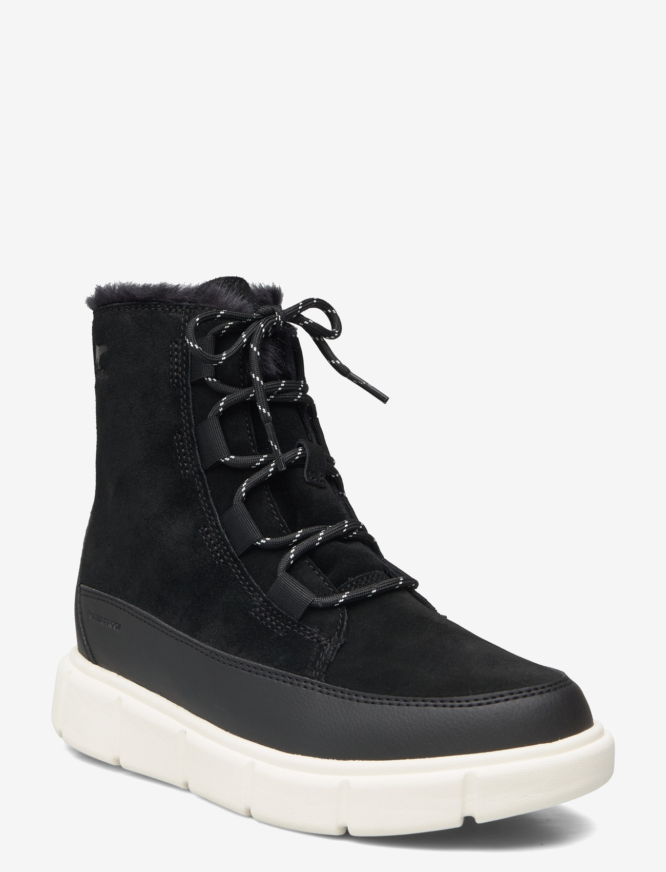 Sorel - YOUTH SOREL EXPLORER III LACE WP - vandresko - black, sea salt - 0