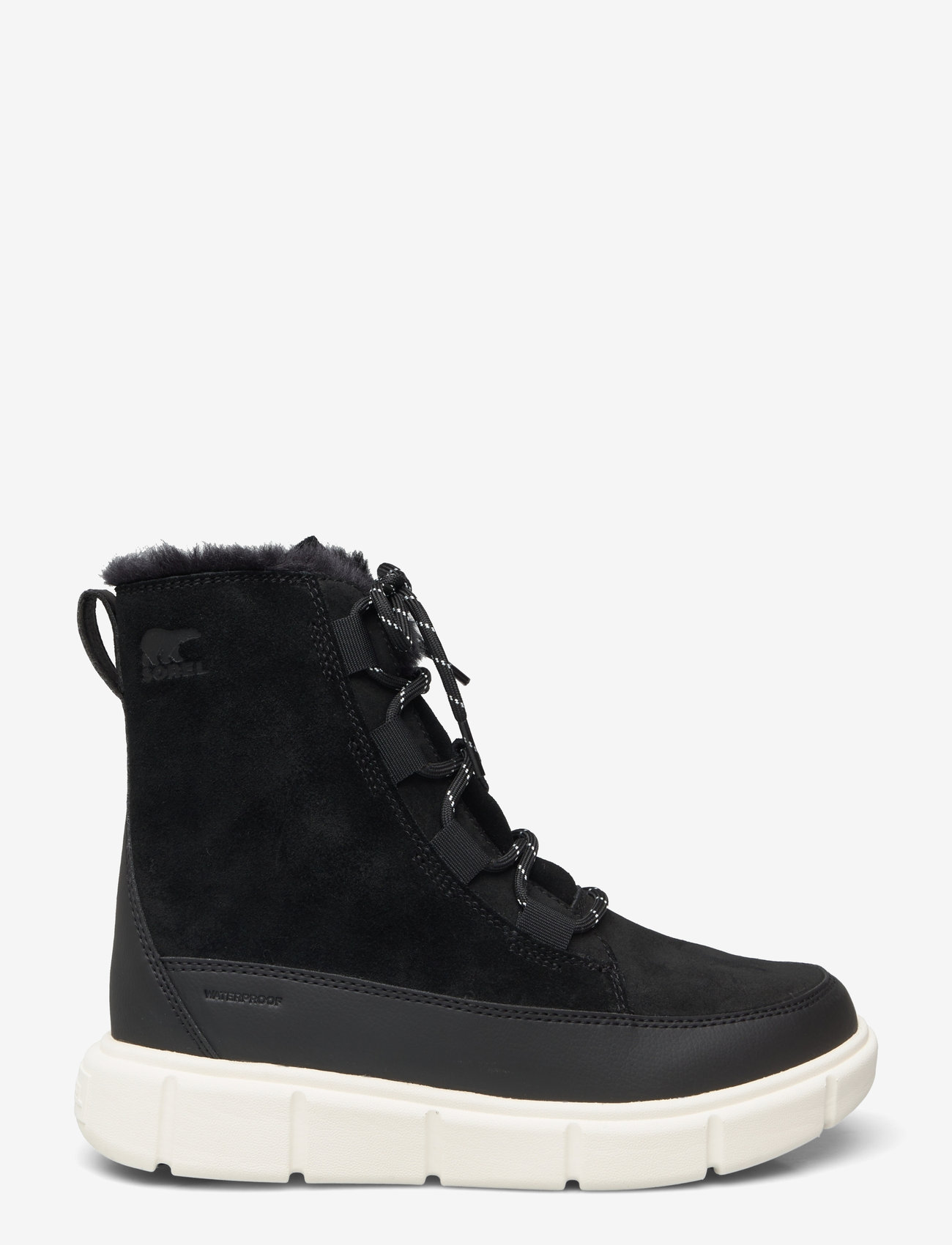 Sorel - YOUTH SOREL EXPLORER III LACE WP - vandresko - black, sea salt - 1