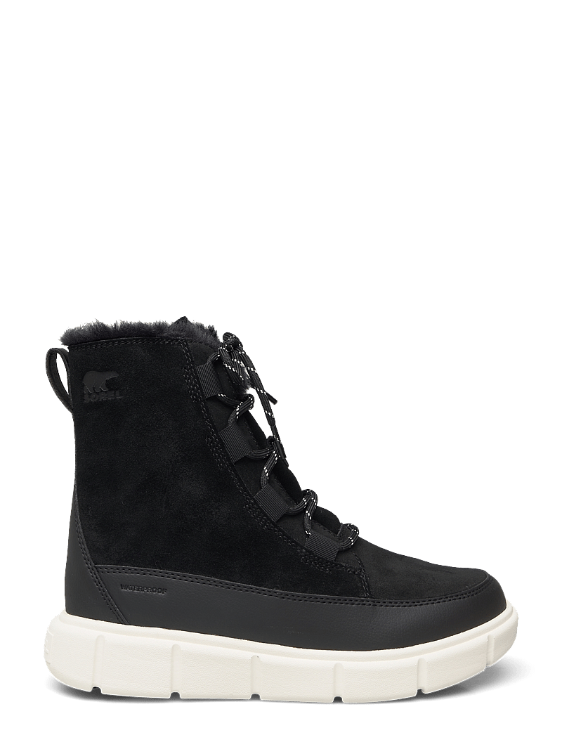 Sorel - YOUTH SOREL EXPLORER III LACE WP - hiking shoes - black, sea salt - 1