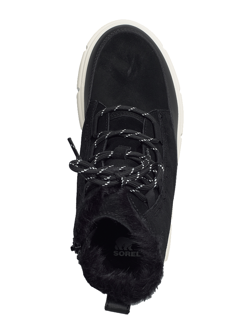 Sorel - YOUTH SOREL EXPLORER III LACE WP - hiking shoes - black, sea salt - 3