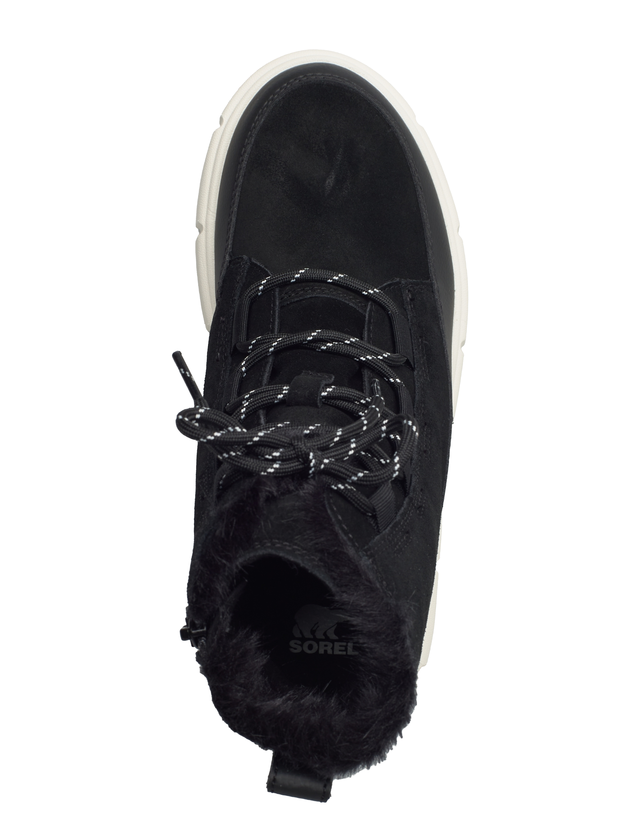 Sorel - YOUTH SOREL EXPLORER III LACE WP - hiking shoes - black, sea salt - 3