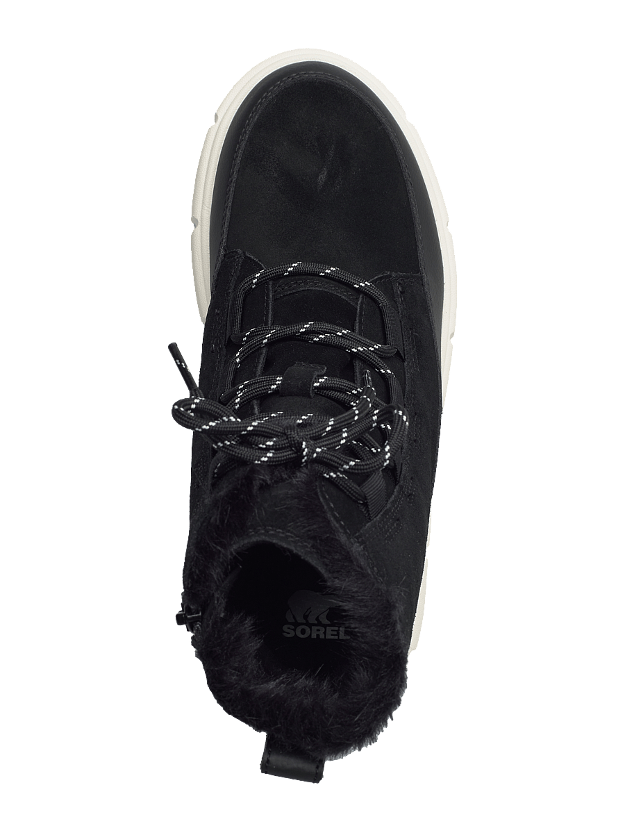 Sorel - YOUTH SOREL EXPLORER III LACE WP - hiking shoes - black, sea salt - 3