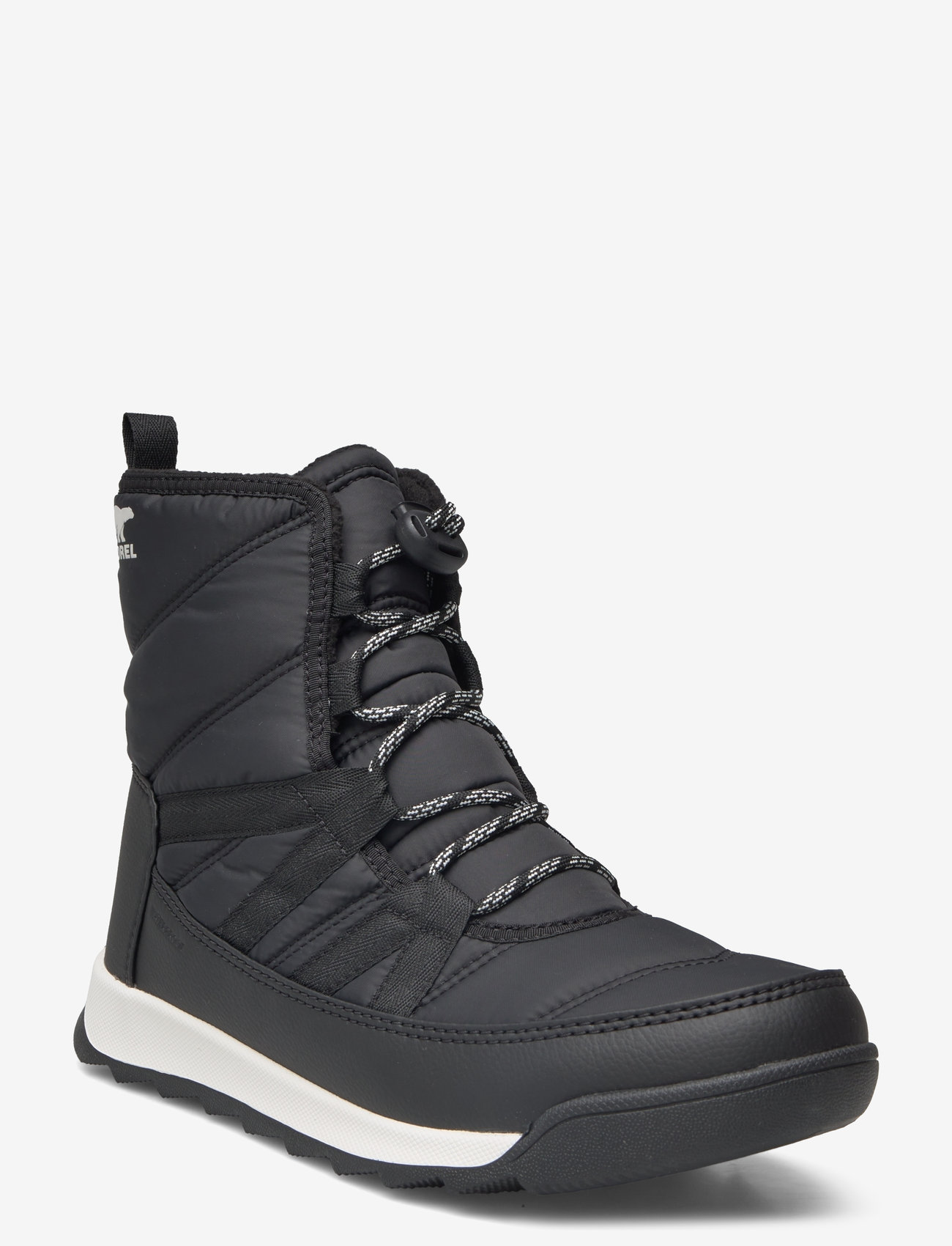 Sorel - YOUTH WHITNEY II PLUS LACE WP - herbstschuhe - black, sea salt - 0