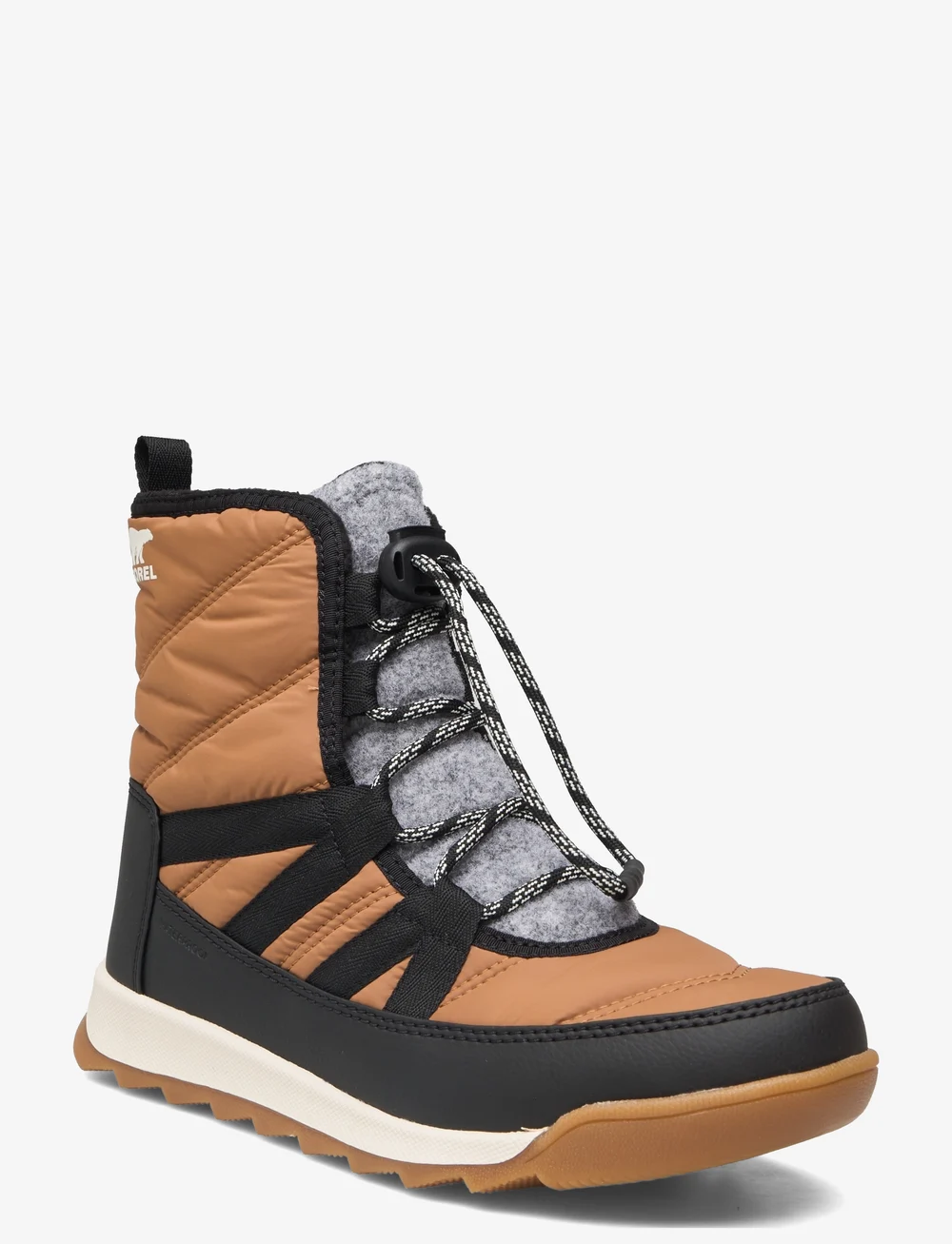 Sorel - YOUTH WHITNEY II PLUS LACE WP - vandringsskor - elk, black - 0