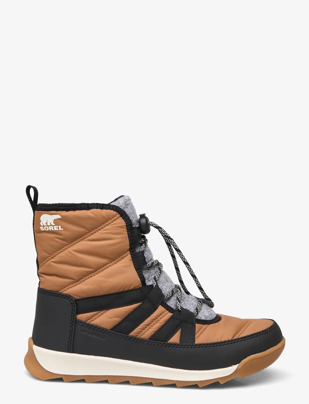 Sorel - YOUTH WHITNEY II PLUS LACE WP - vandringsskor - elk, black - 1