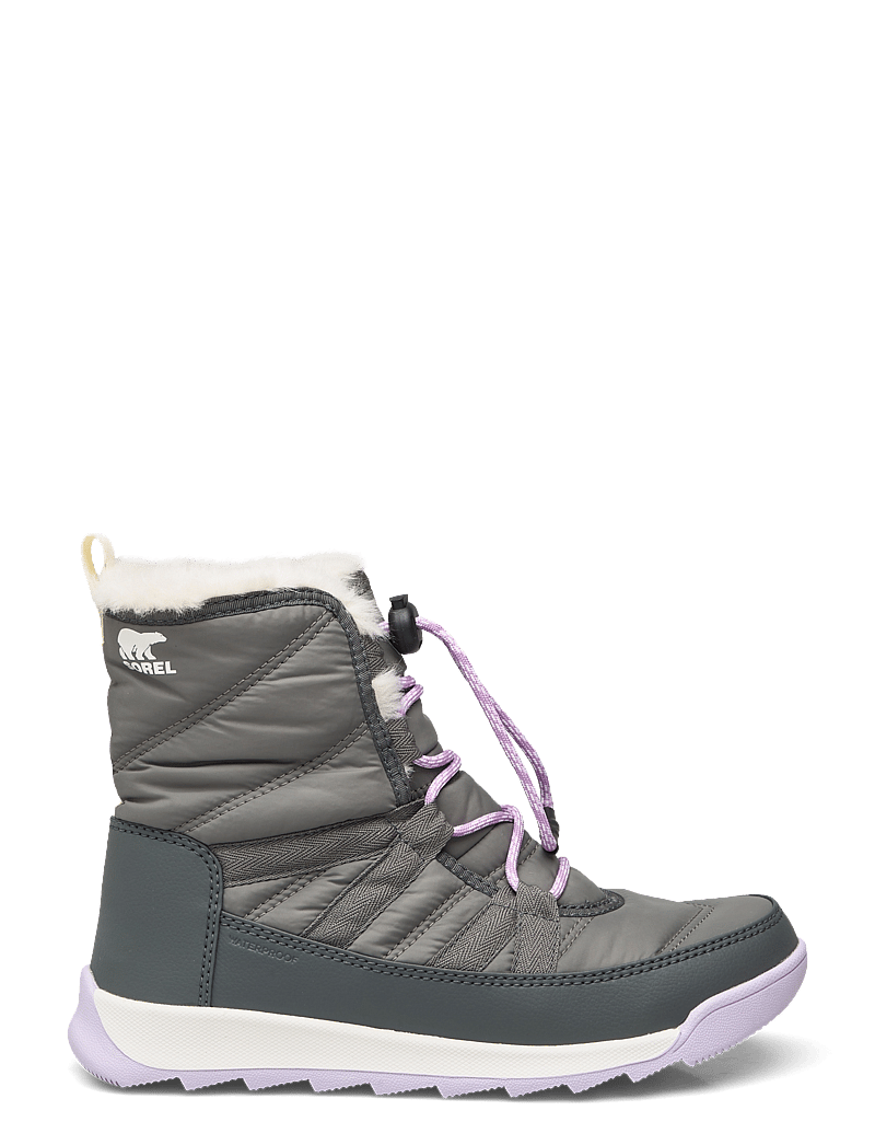 Sorel - YOUTH WHITNEY II PLUS LACE WP - pārgājienu/pastaigu apavi - quarry, lavender cloud - 1