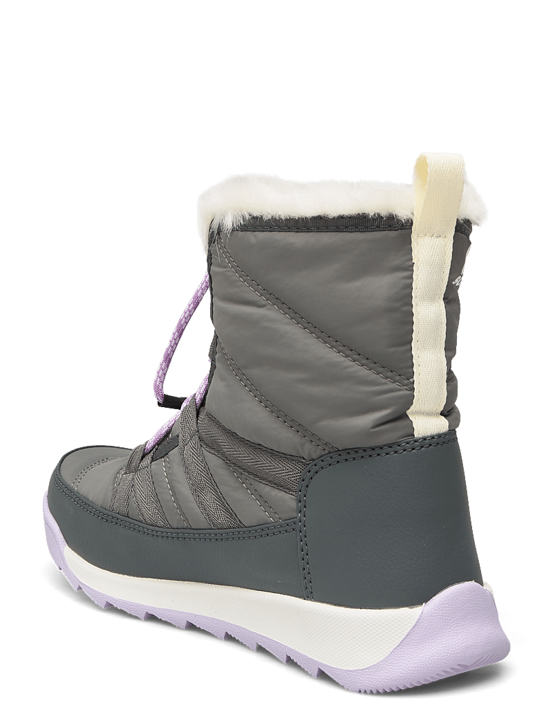 Sorel - YOUTH WHITNEY II PLUS LACE WP - pārgājienu/pastaigu apavi - quarry, lavender cloud - 2