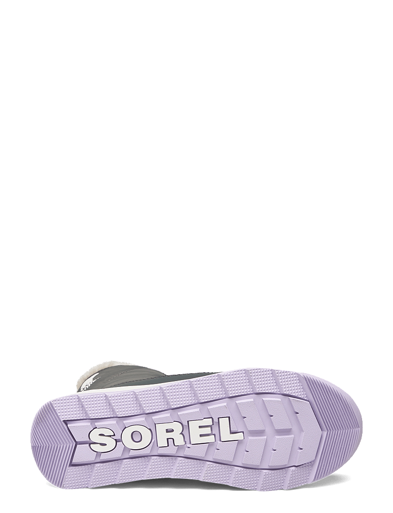 Sorel - YOUTH WHITNEY II PLUS LACE WP - pārgājienu/pastaigu apavi - quarry, lavender cloud - 4