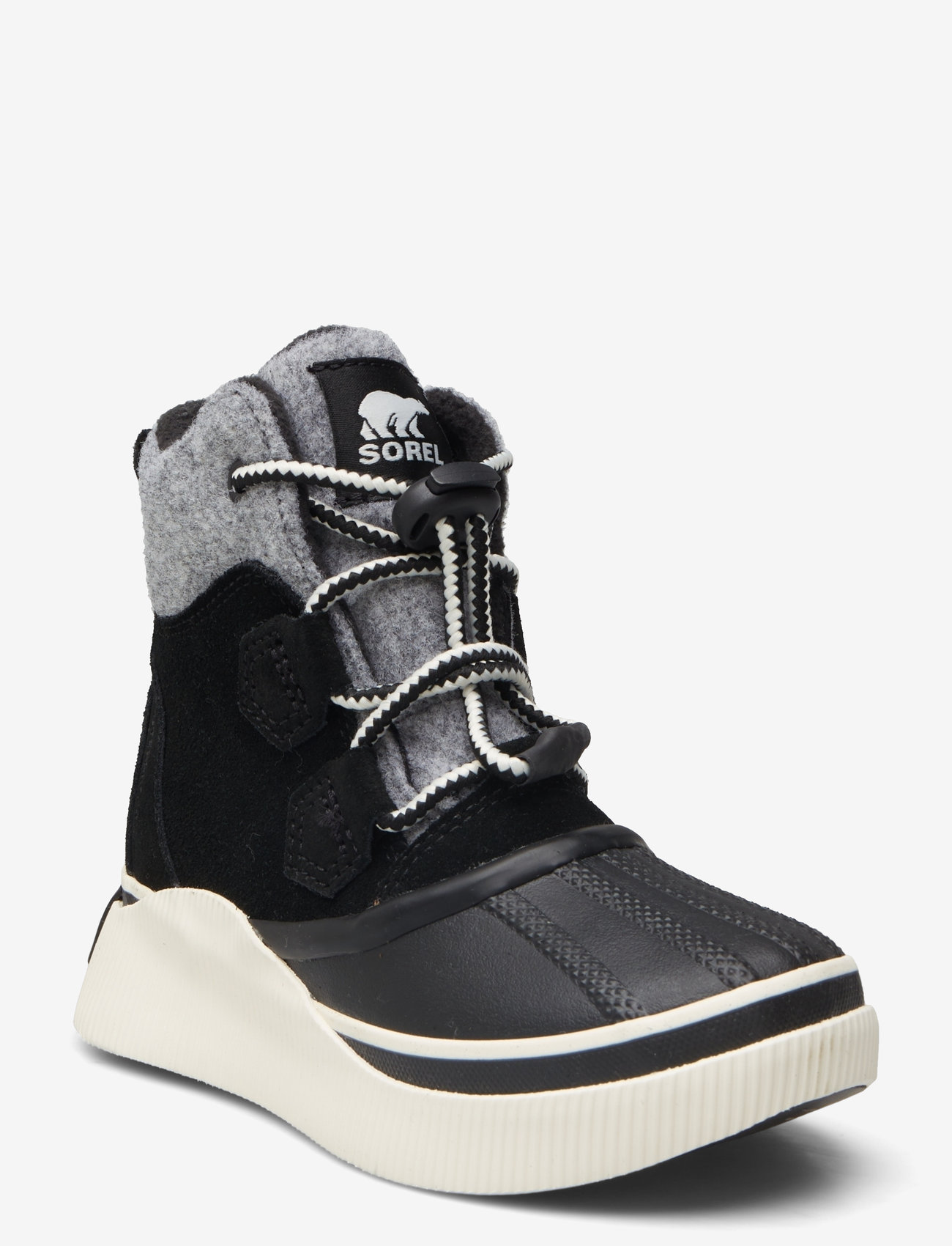 Sorel - YOUTH OUT N ABOUT IV CHILLZ WP - vandringsskor - black, chalk - 0