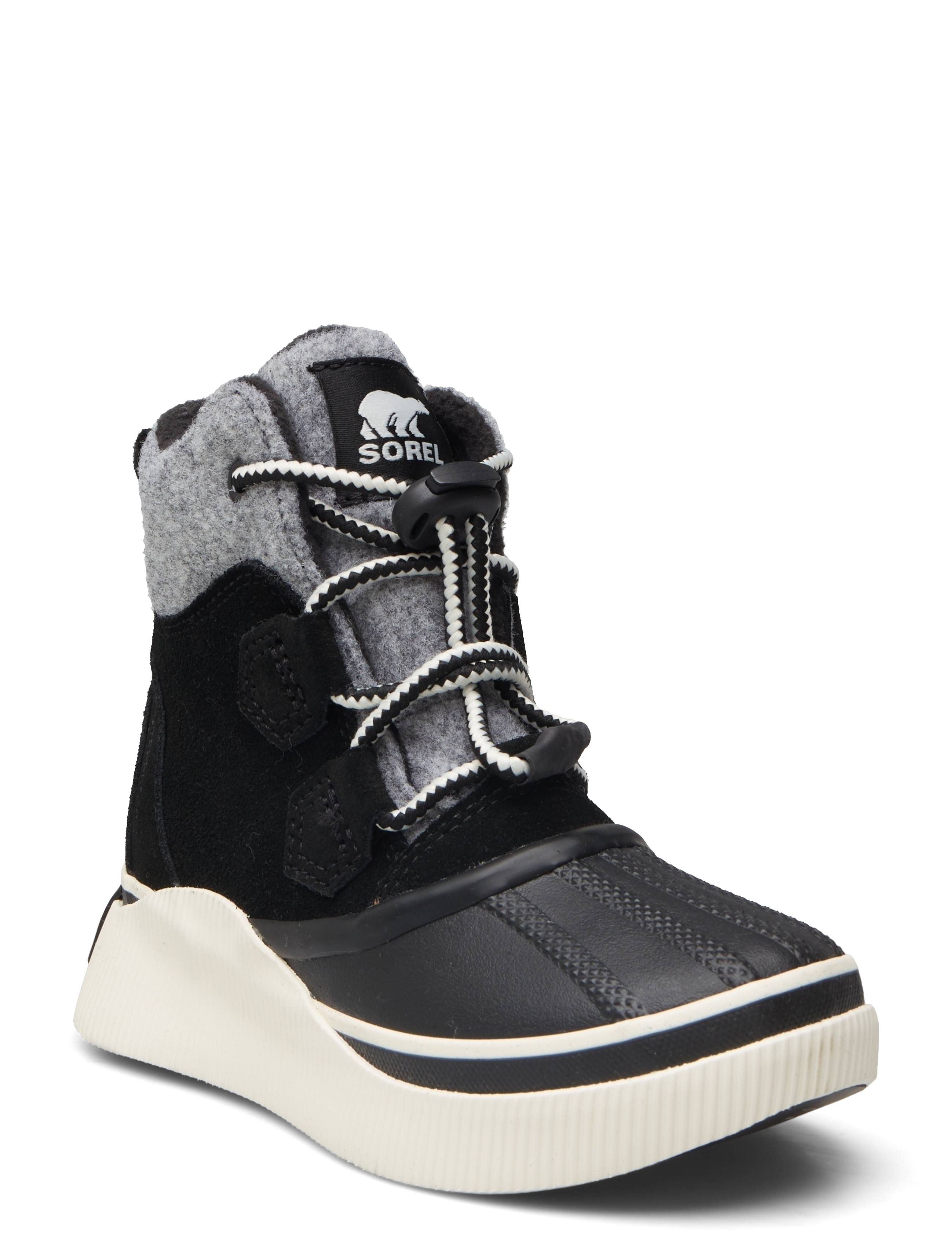 Sorel - YOUTH OUT N ABOUT IV CHILLZ WP - buty na wędrówki - black, chalk - 0